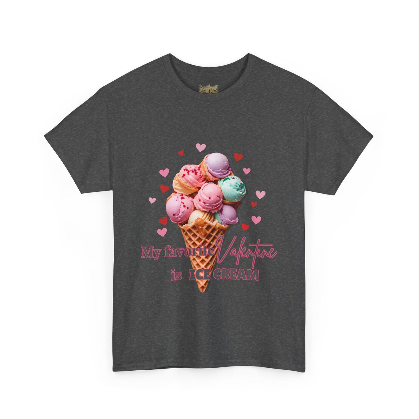 My Favorite Valentine is Ice Cream, Cotton T-shirt