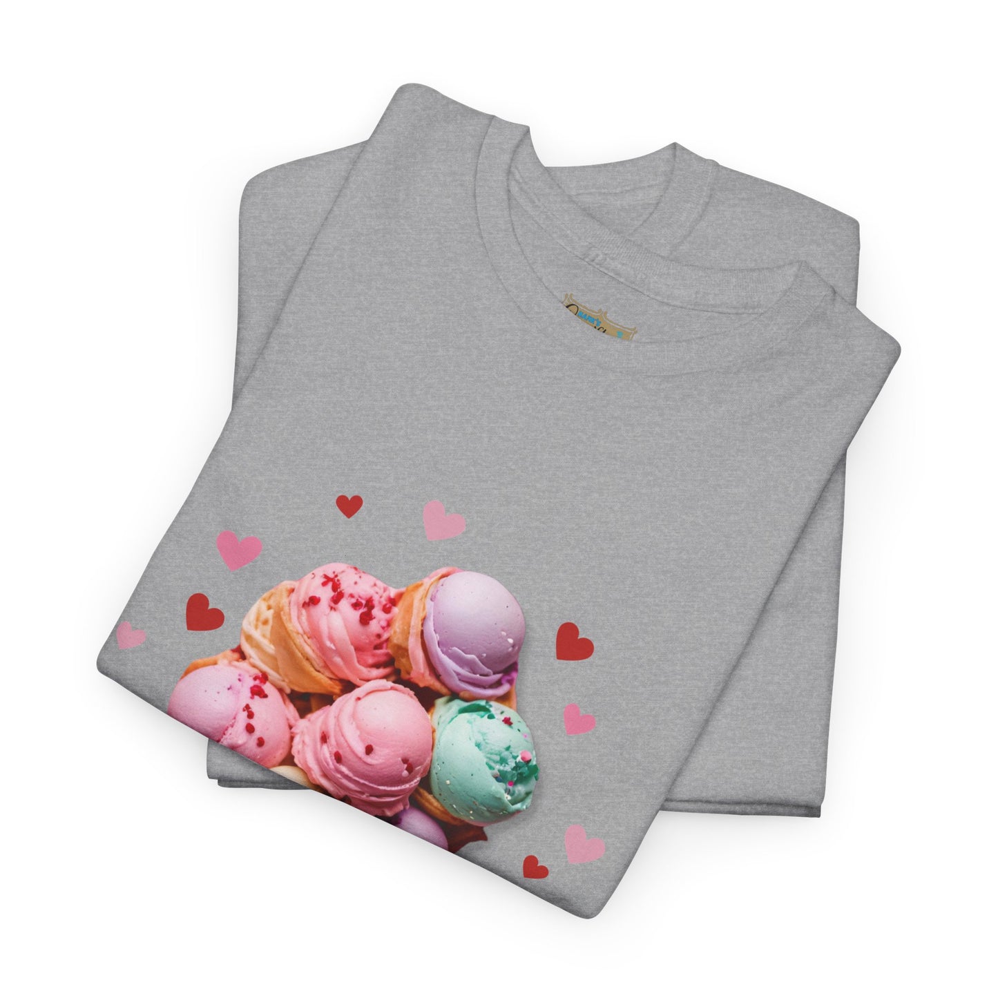 My Favorite Valentine is Ice Cream, Cotton T-shirt