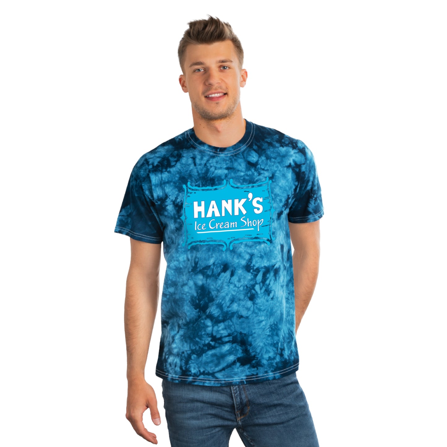 Hank's Tie-Dye Tee, Crystal