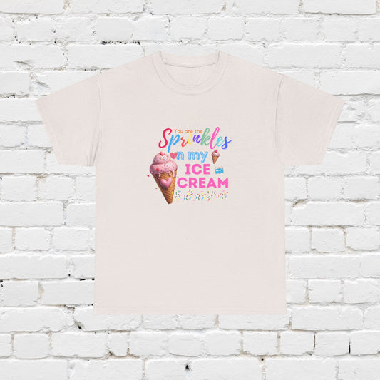 Sprinkles on my ice cream. Adult Heavy Cotton Tee