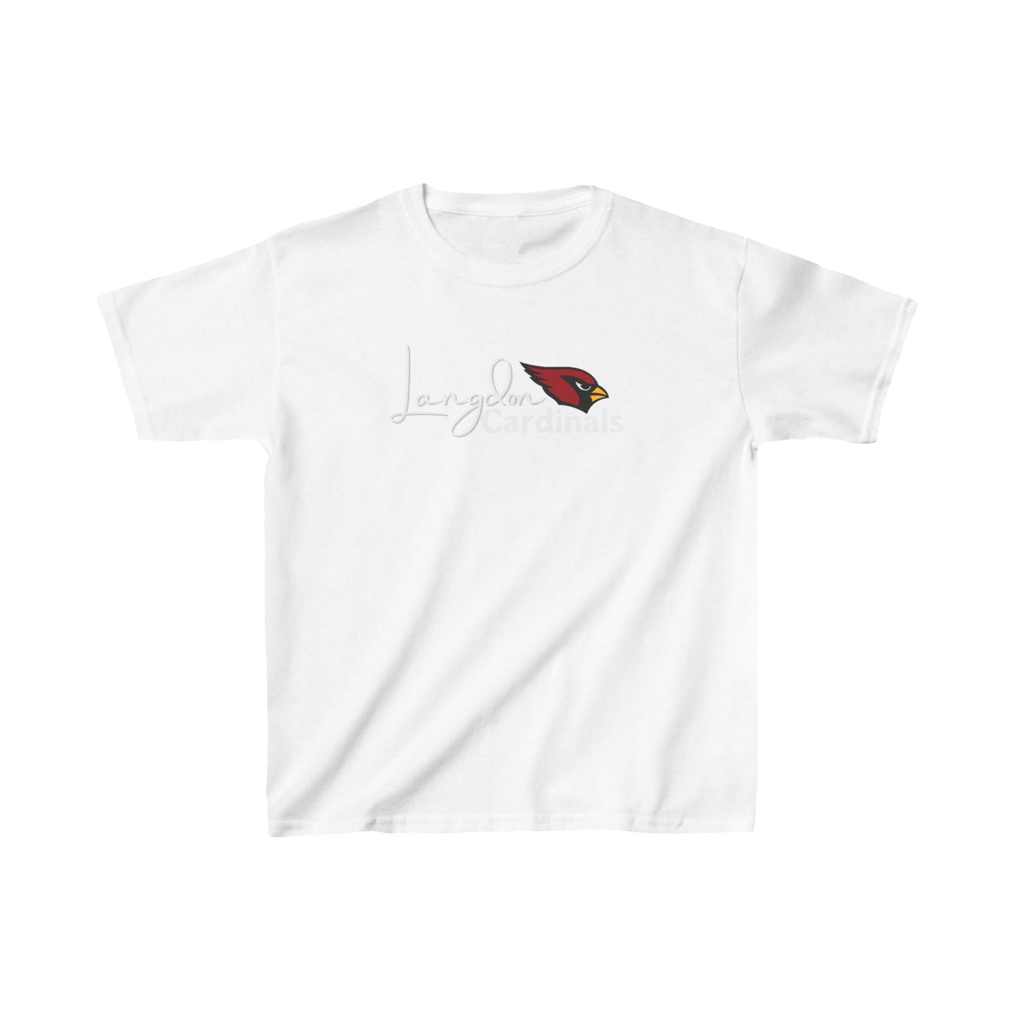 Langdon White Logo Kids Heavy Cotton™ Tee