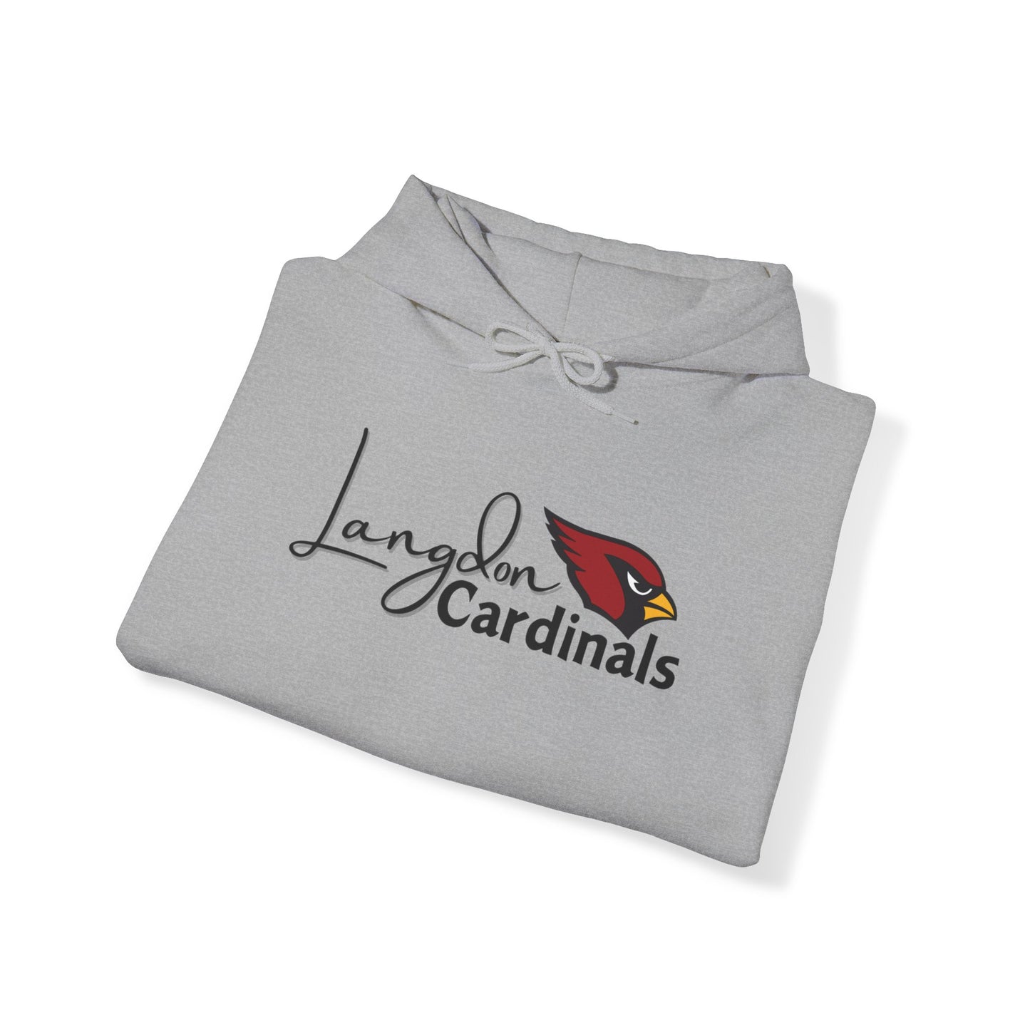 Langdon Cardinal LogoUnisex Heavy Blend™ Hooded Sweatshirt