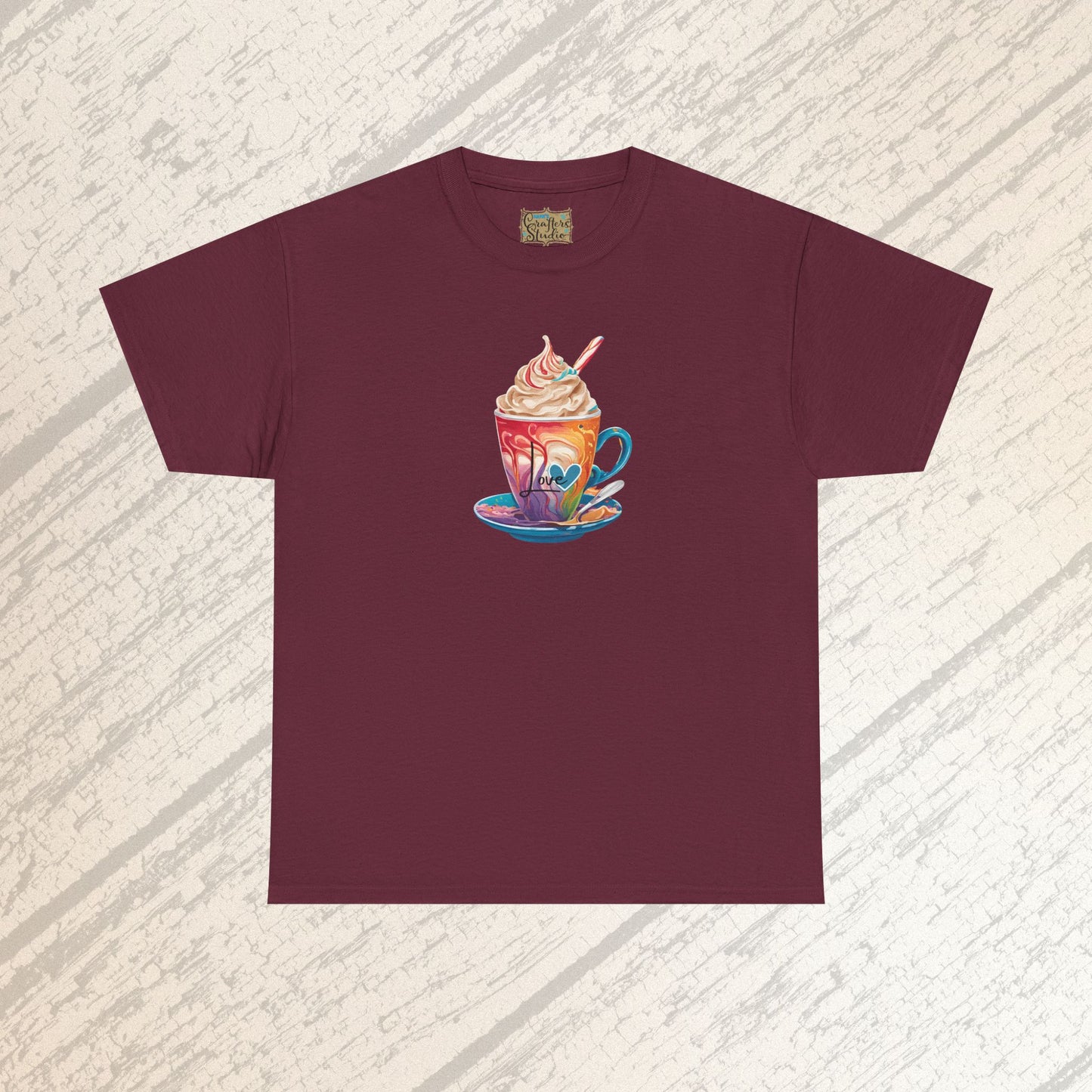 Whimsical Hot Cocoa Tee, Cozy Coffee Shirt, Perfect for Winter, Gift for Hot Chocolate Lovers, Cute Holiday Apparel, Christmas Celebrations