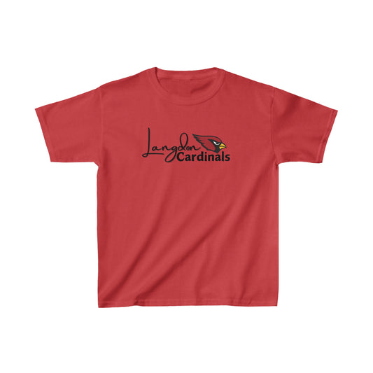 Langdon Cardinal Logo Kids Heavy Cotton™ Tee