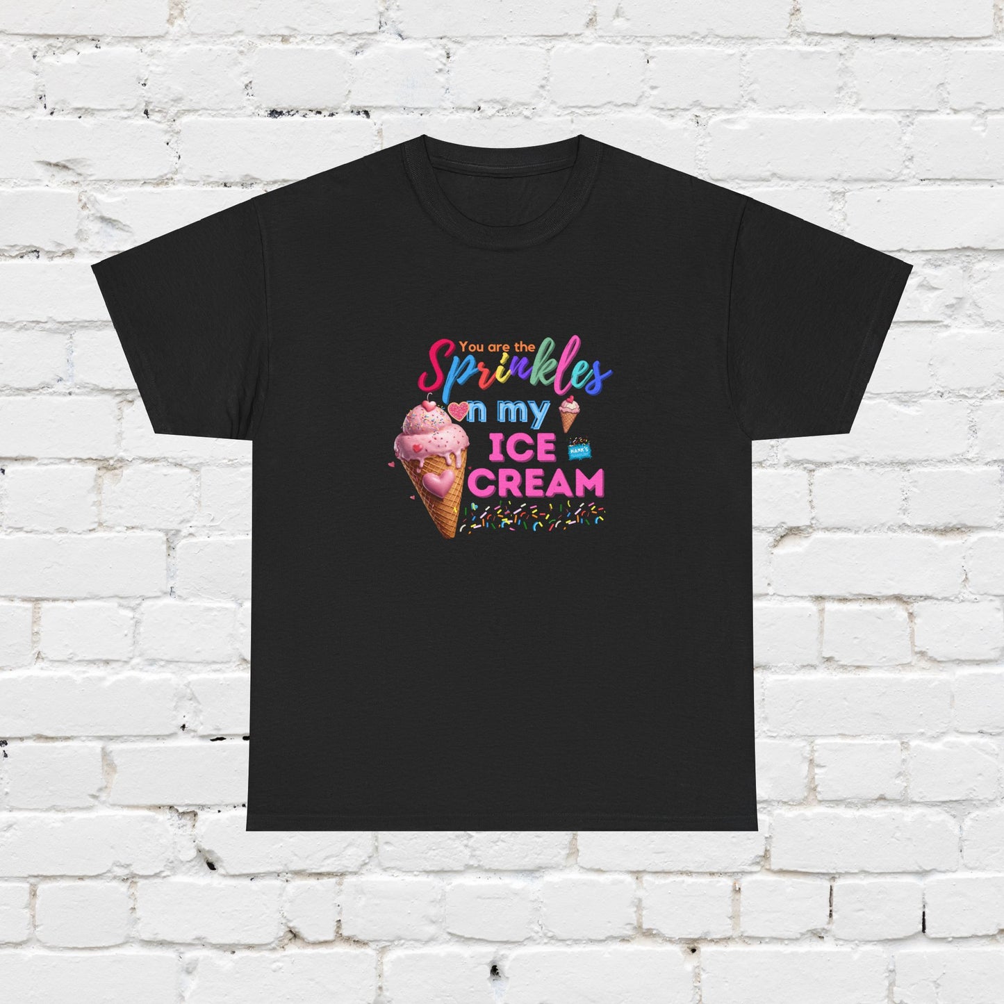 Sprinkles on my ice cream. Adult Heavy Cotton Tee