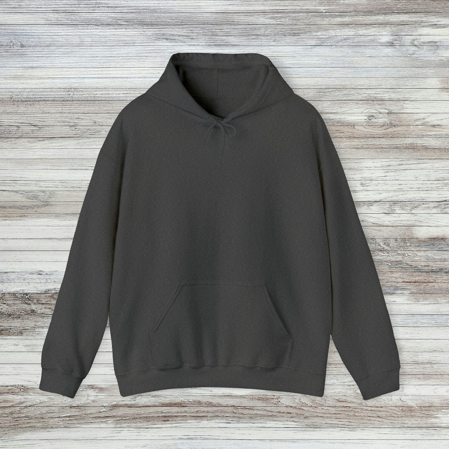 Hank's Hoodie logo with cone and scoops. Adult Heavy Blend™ Hooded Sweatshirt