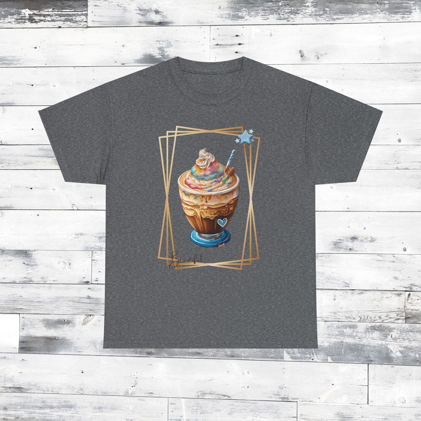 Delicious Ice Cream Cup Tee, Fun Summer T-Shirt, Sweet Treat Shirt, Casual Unisex Top, Perfect for Ice Cream Lovers