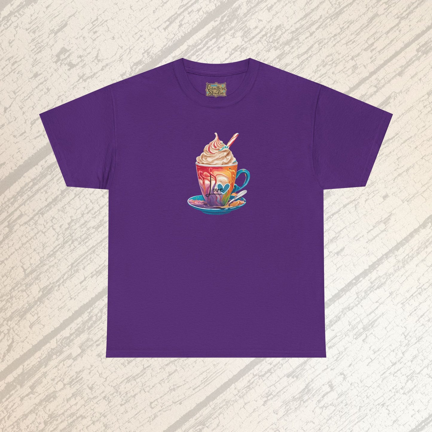 Whimsical Hot Cocoa Tee, Cozy Coffee Shirt, Perfect for Winter, Gift for Hot Chocolate Lovers, Cute Holiday Apparel, Christmas Celebrations