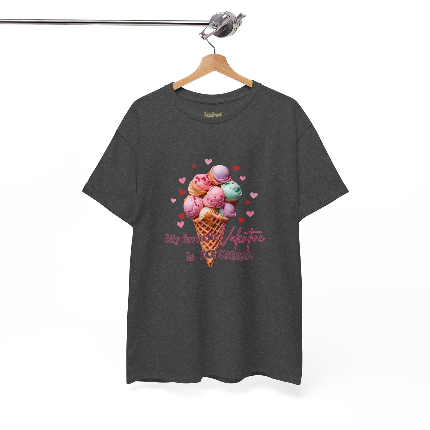 My Favorite Valentine is Ice Cream, Cotton T-shirt