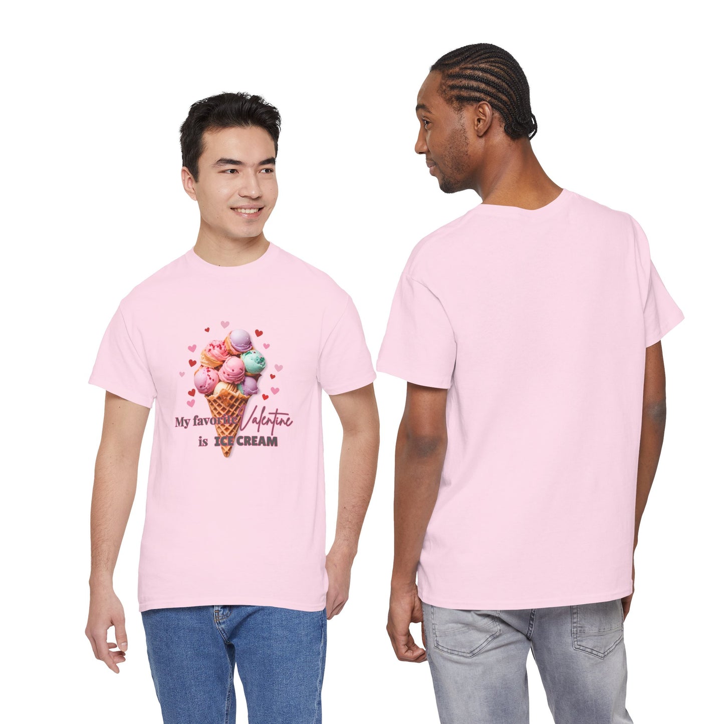 My Favorite Valentine is Ice Cream, Cotton T-shirt