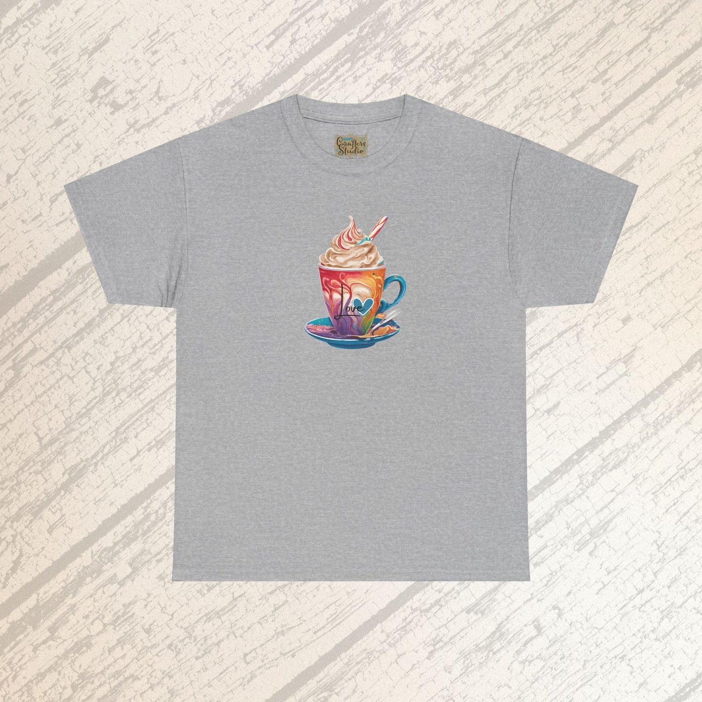 Whimsical Hot Cocoa Tee, Cozy Coffee Shirt, Perfect for Winter, Gift for Hot Chocolate Lovers, Cute Holiday Apparel, Christmas Celebrations