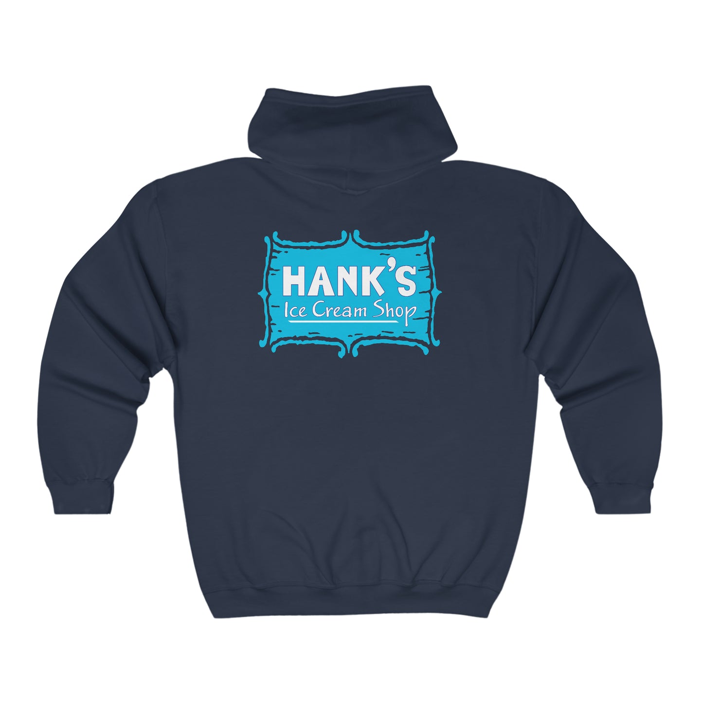 Hank’s Original Logo Adult Heavy Blend™ Full Zip Hooded Sweatshirt