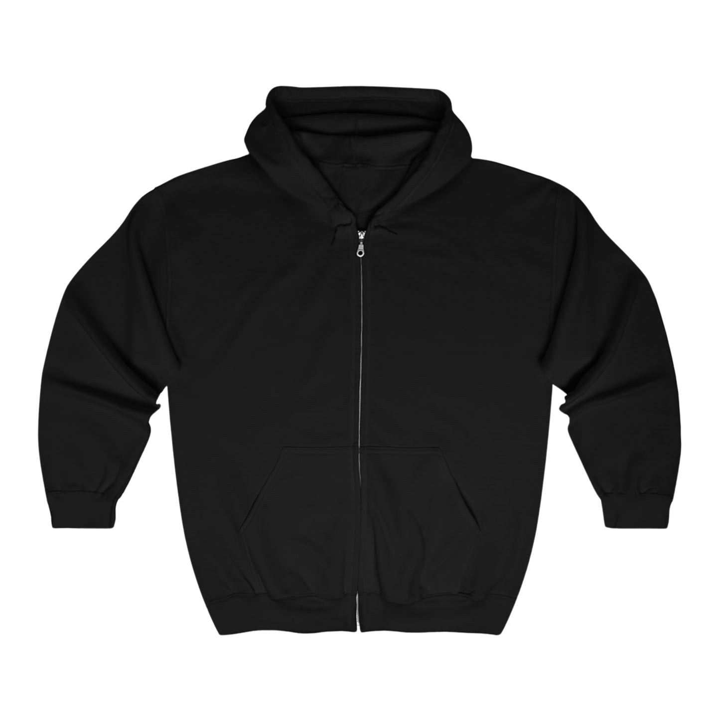 Hank's logo. Adult Heavy Blend™ Full Zip Hooded Sweatshirt