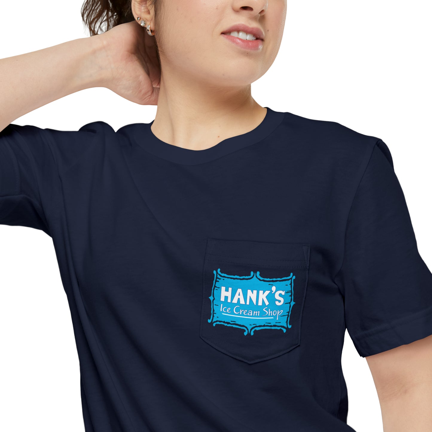 Hank’s Logo Adult Pocket T-shirt