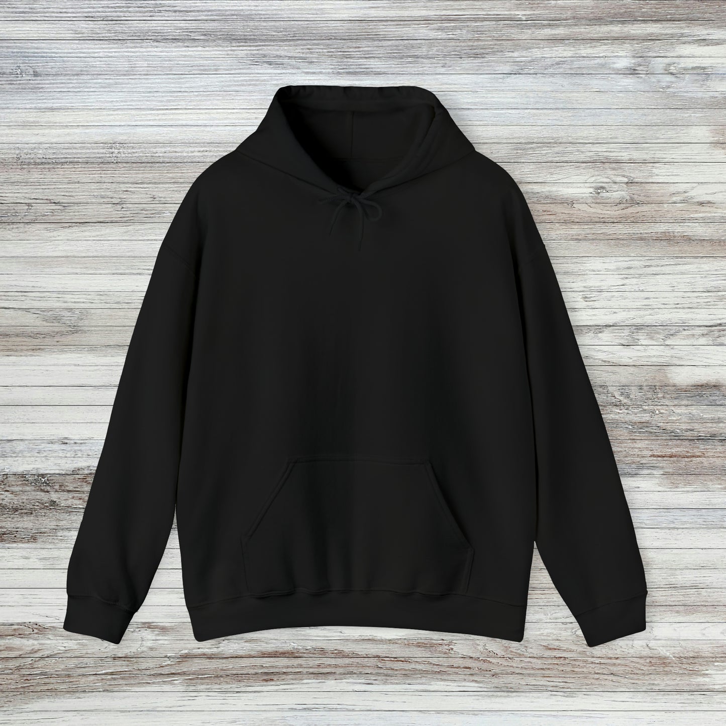 Hank's Hoodie logo with cone and scoops. Adult Heavy Blend™ Hooded Sweatshirt