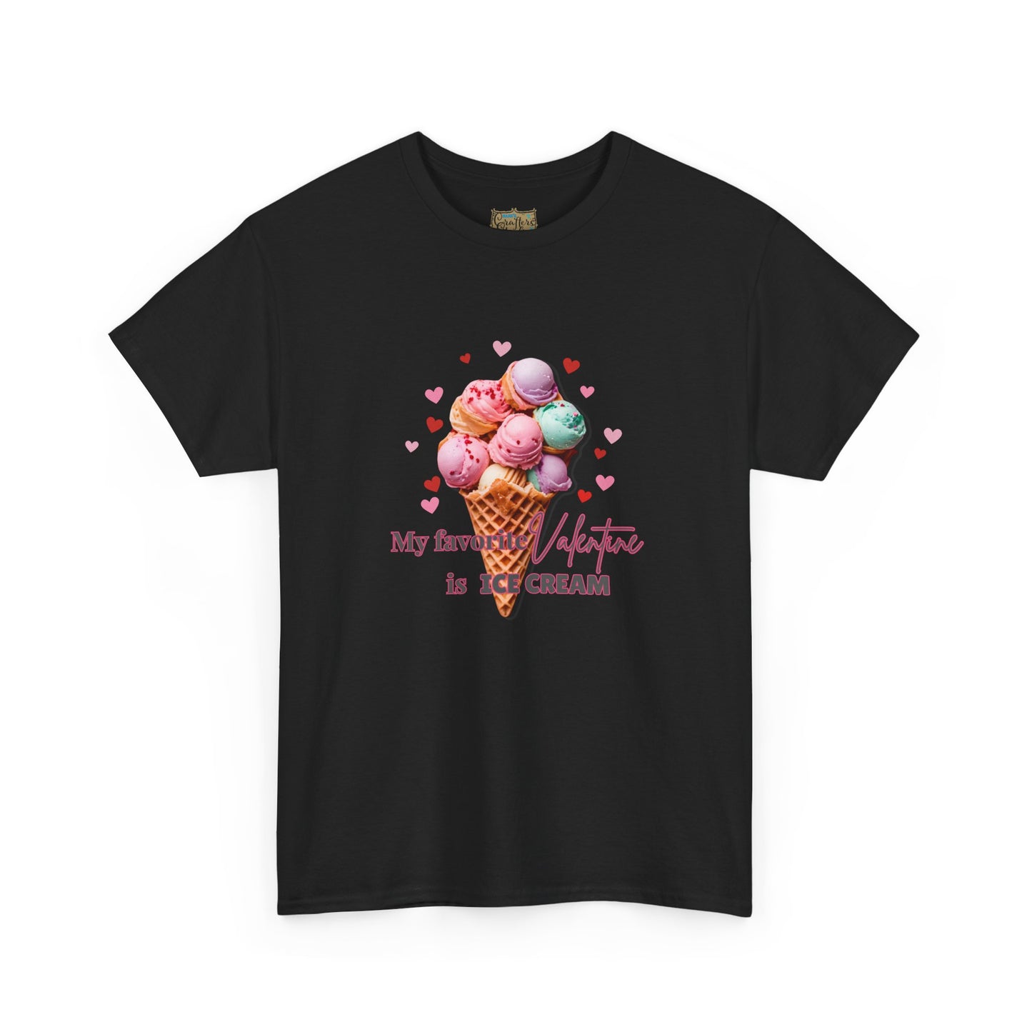 My Favorite Valentine is Ice Cream, Cotton T-shirt