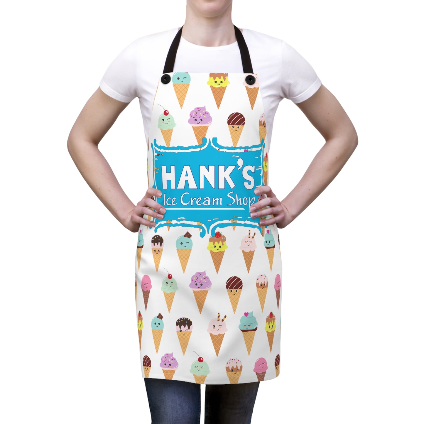 Hank's logo. Apron (AOP)