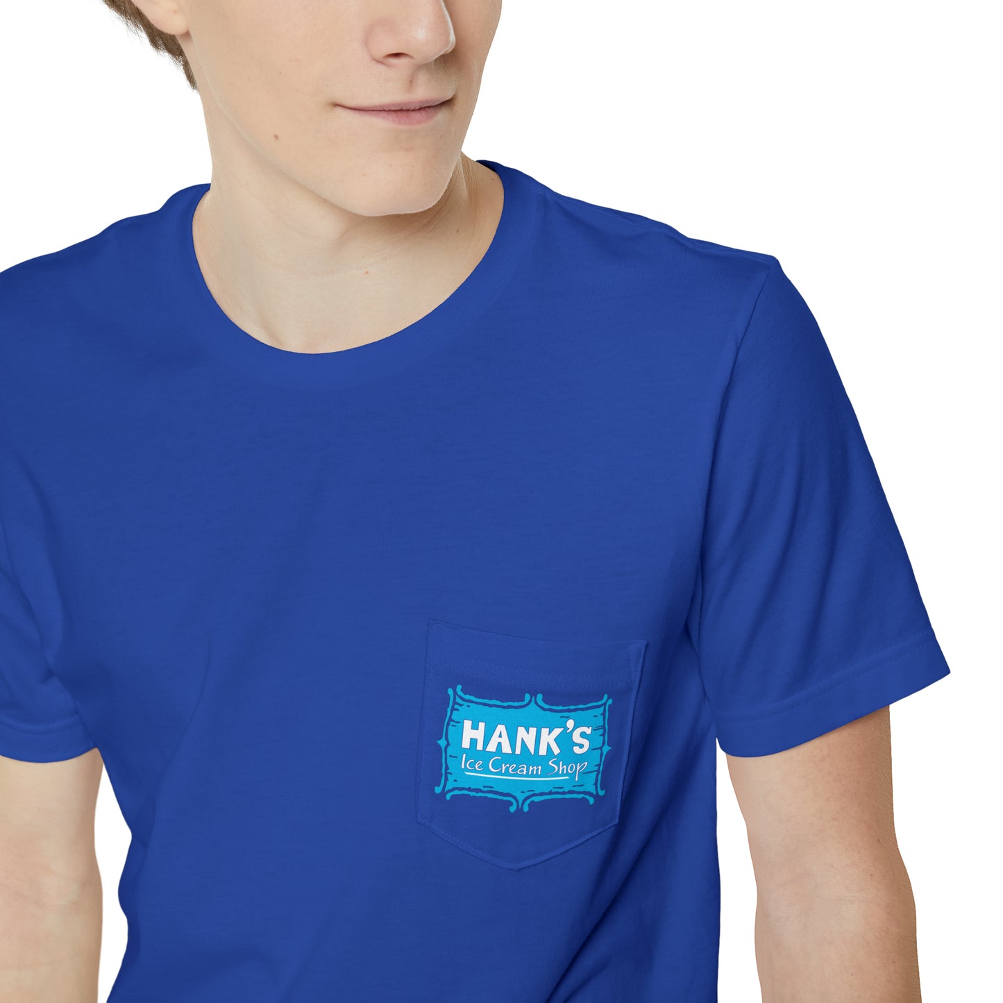 Hank’s Logo Adult Pocket T-shirt