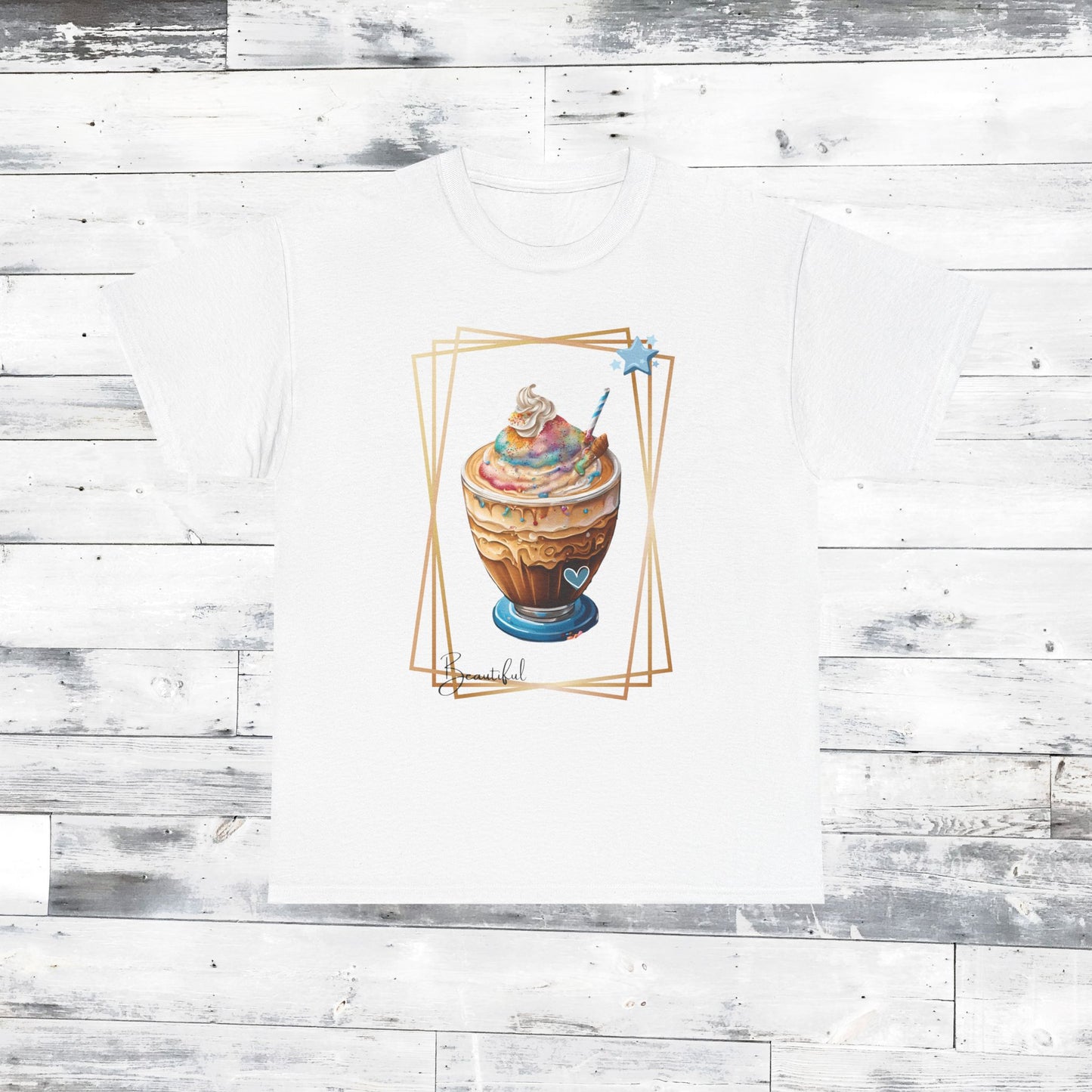 Delicious Ice Cream Cup Tee, Fun Summer T-Shirt, Sweet Treat Shirt, Casual Unisex Top, Perfect for Ice Cream Lovers