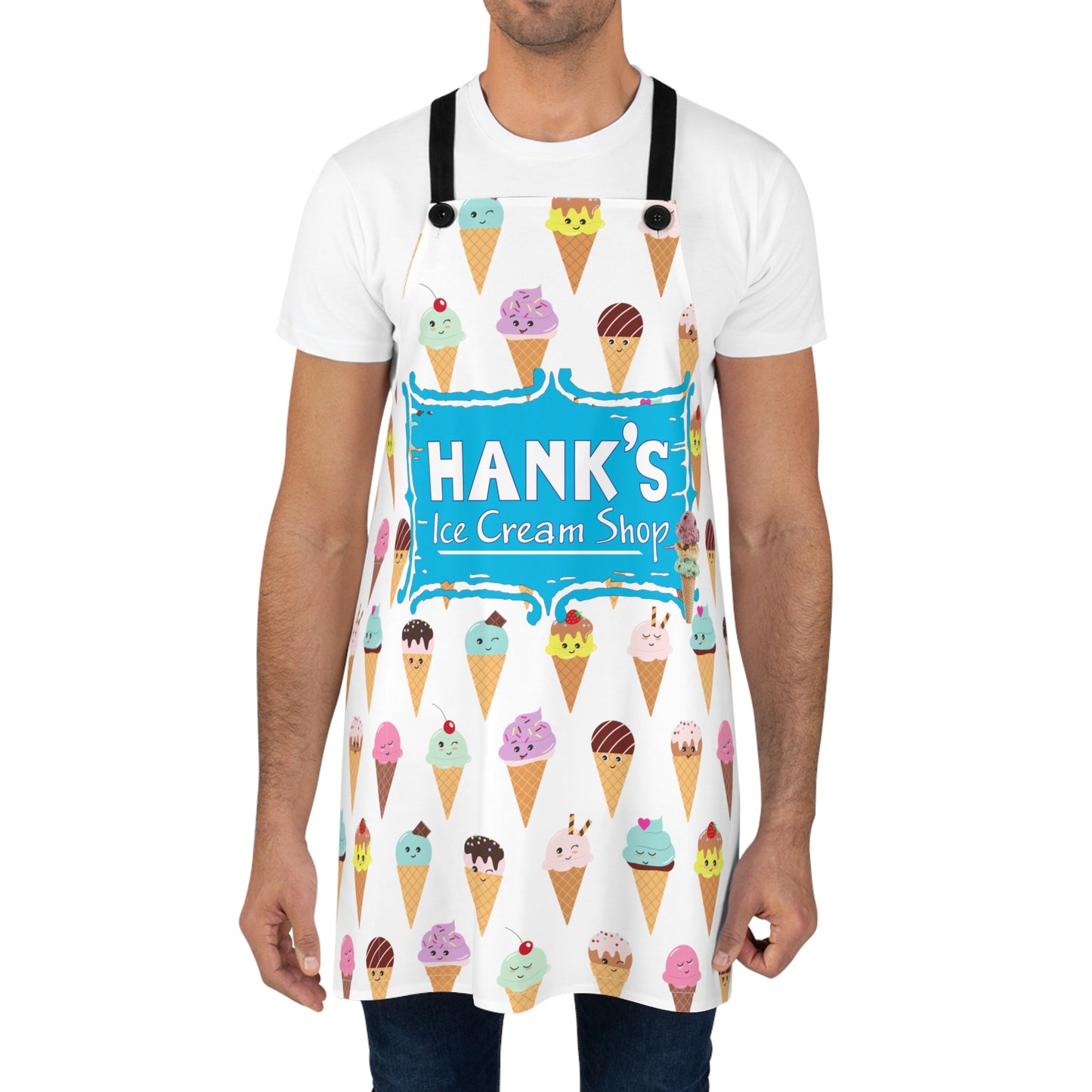 Hank's logo. Apron (AOP)