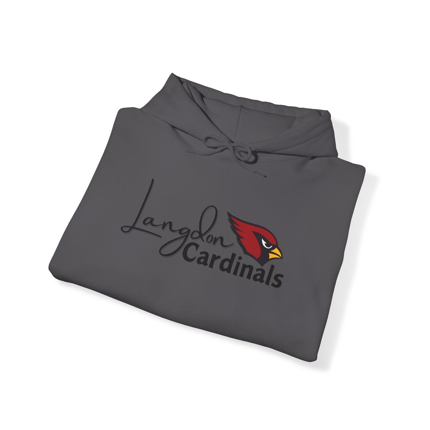 Langdon Cardinal LogoUnisex Heavy Blend™ Hooded Sweatshirt