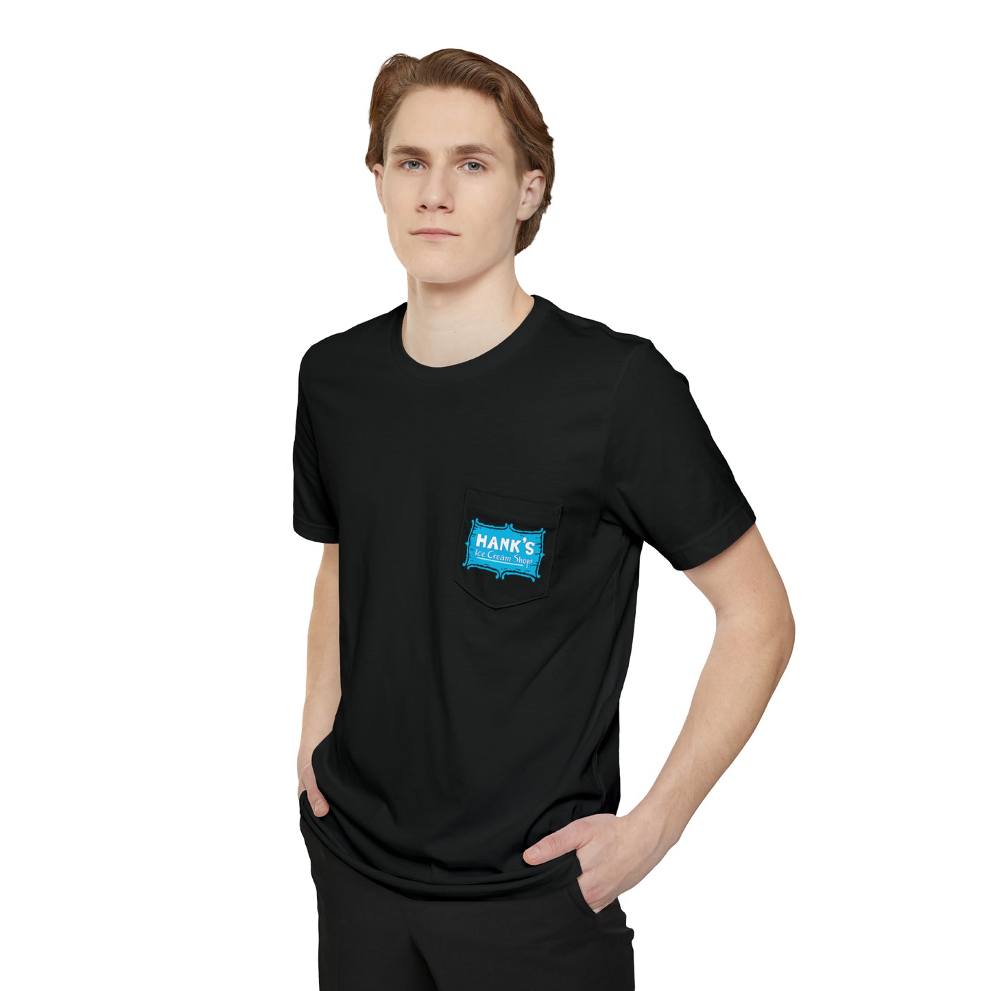 Hank’s Logo Adult Pocket T-shirt