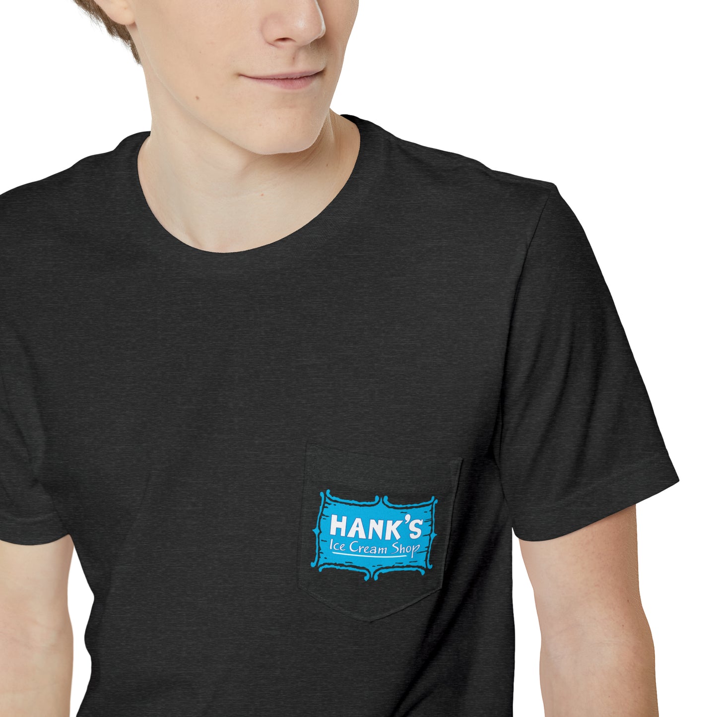 Hank’s Logo Adult Pocket T-shirt