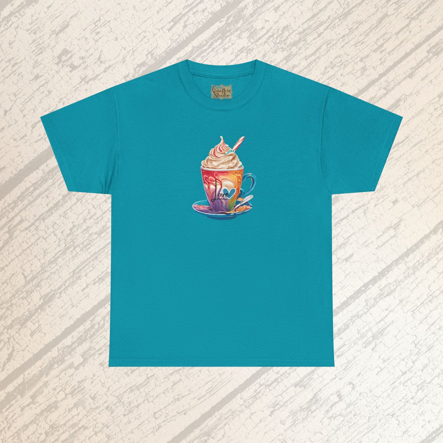 Whimsical Hot Cocoa Tee, Cozy Coffee Shirt, Perfect for Winter, Gift for Hot Chocolate Lovers, Cute Holiday Apparel, Christmas Celebrations