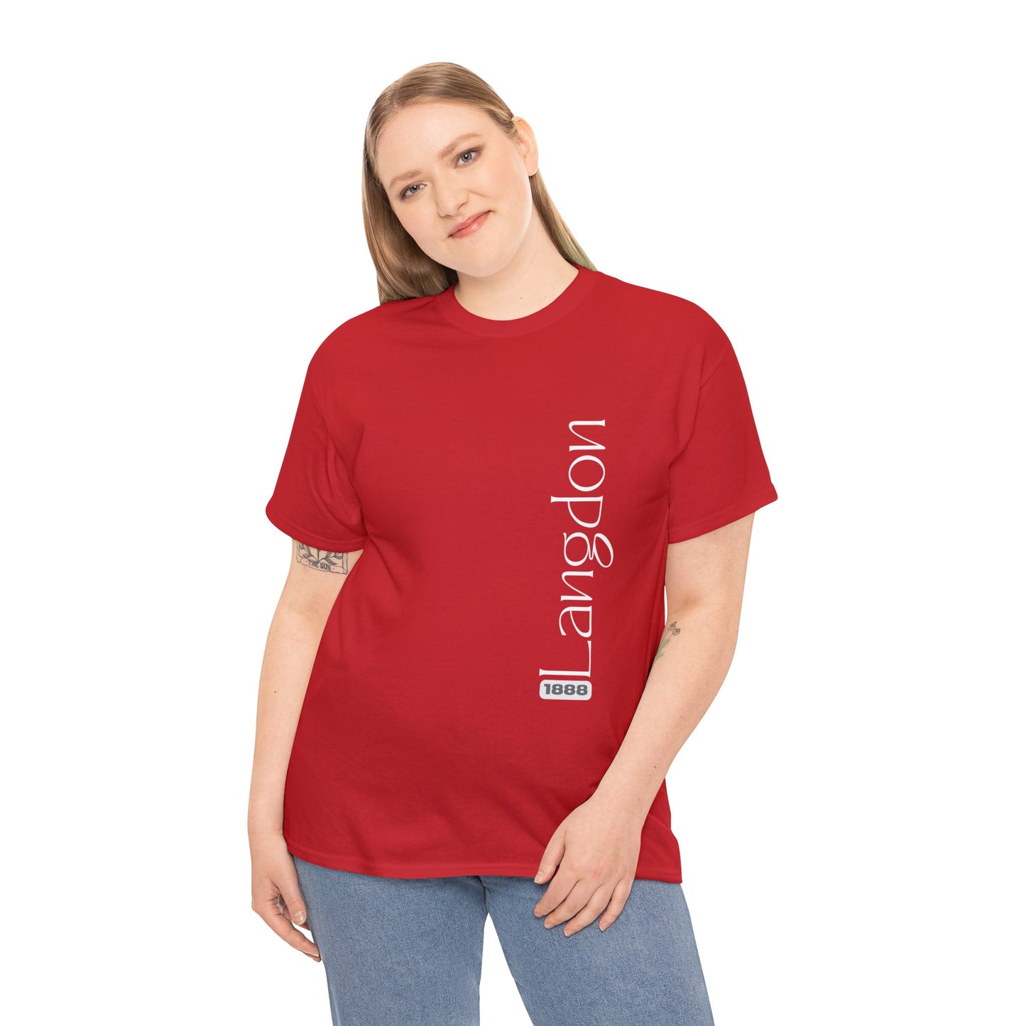 Langdon 1888 Adult Heavy Cotton Tee