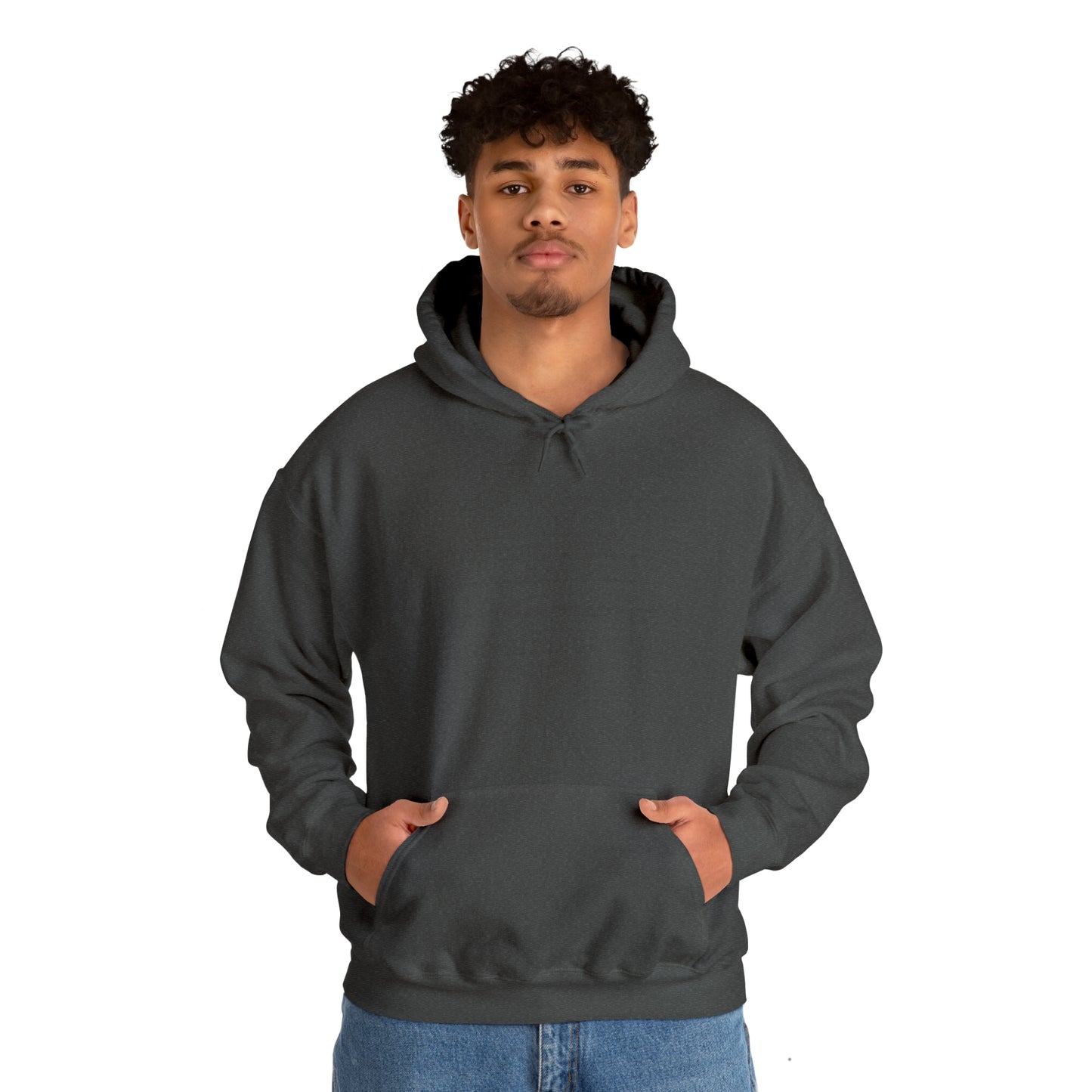 Hank's Hoodie logo with cone and scoops. Adult Heavy Blend™ Hooded Sweatshirt