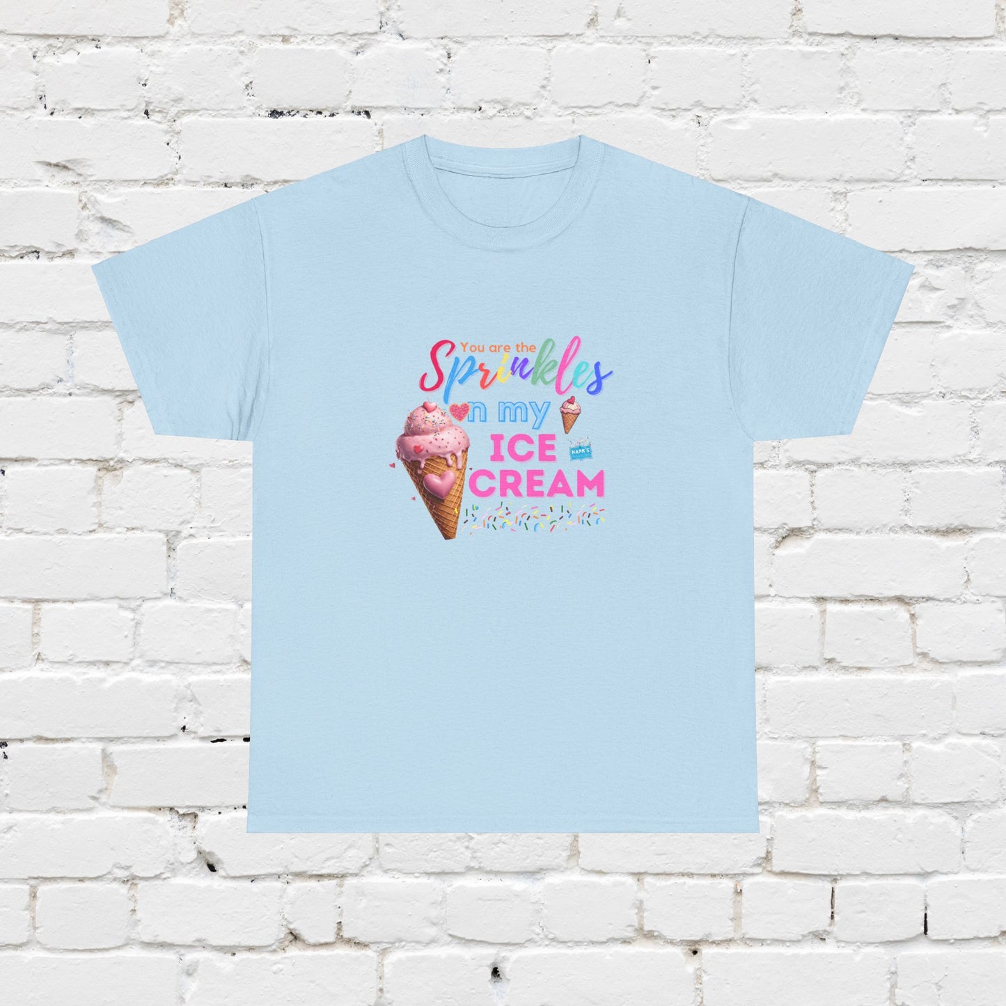 Sprinkles on my ice cream. Adult Heavy Cotton Tee