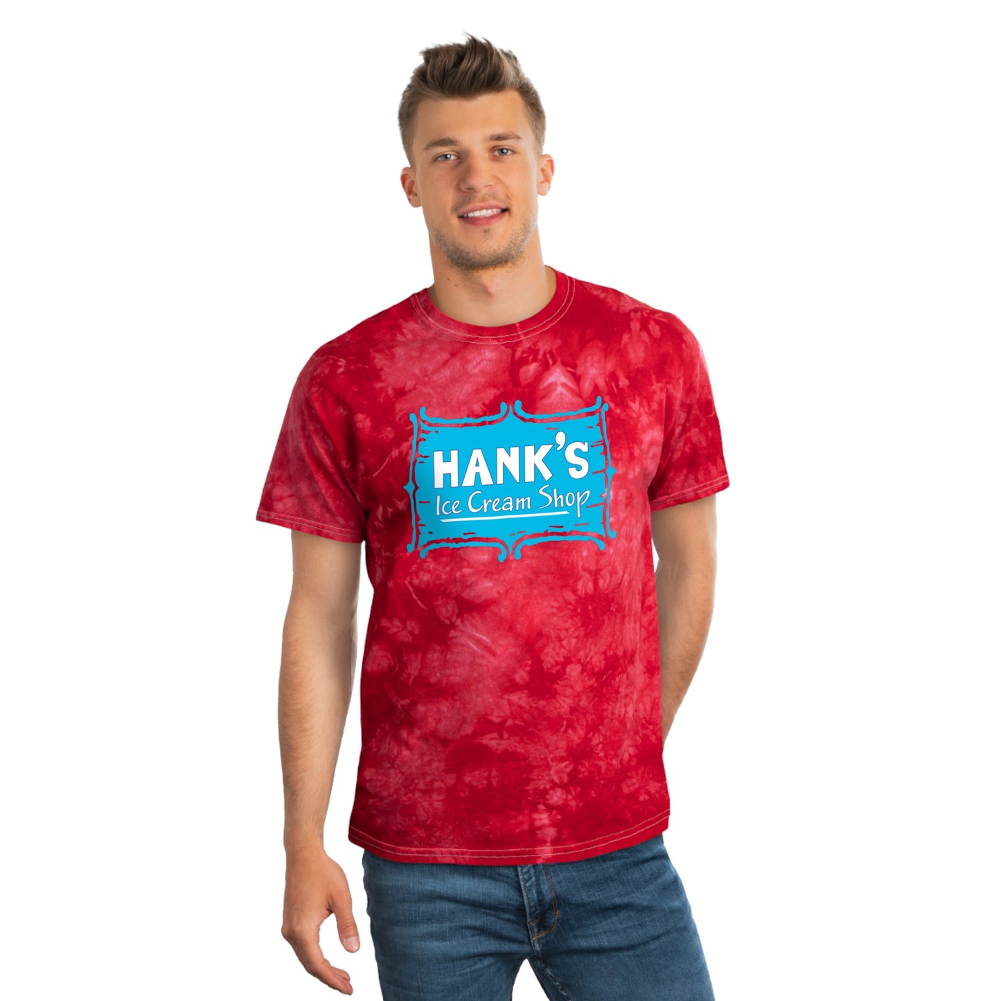 Hank's Tie-Dye Tee, Crystal