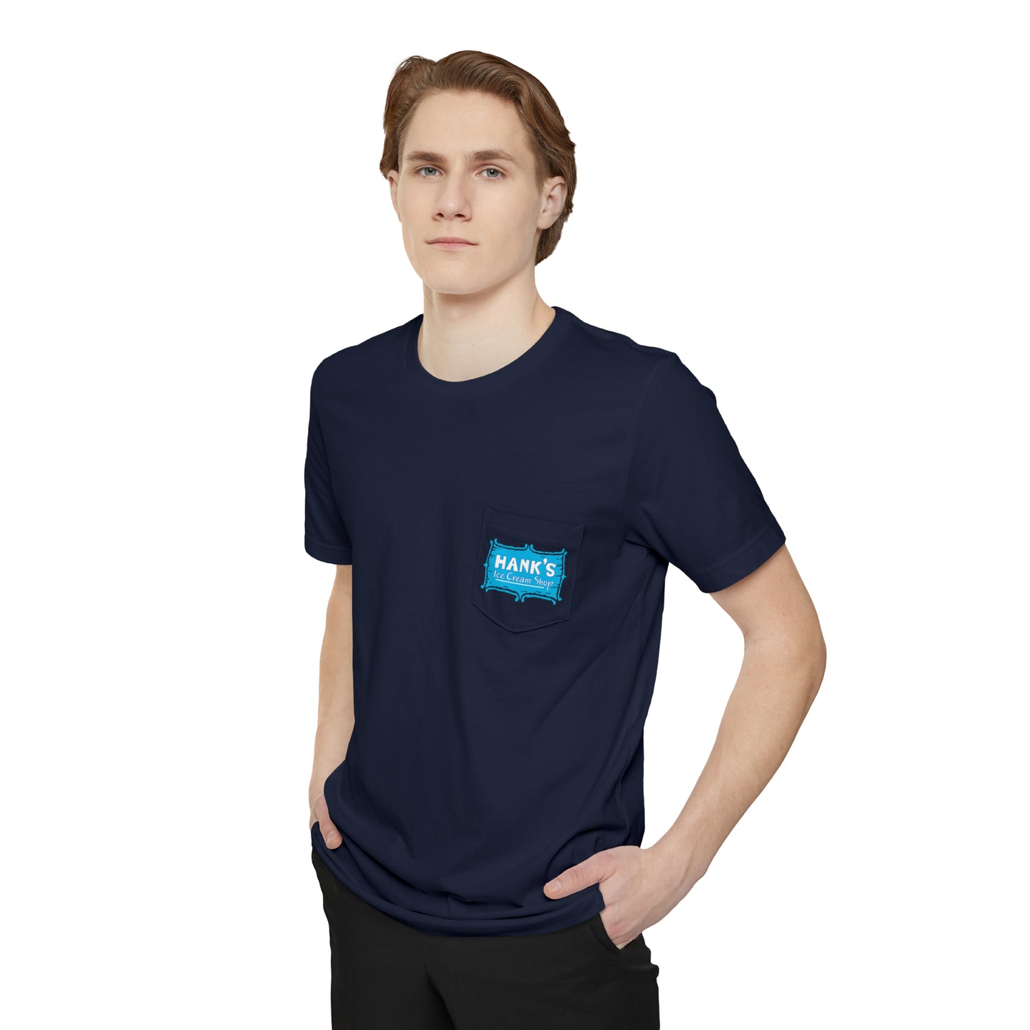 Hank’s Logo Adult Pocket T-shirt