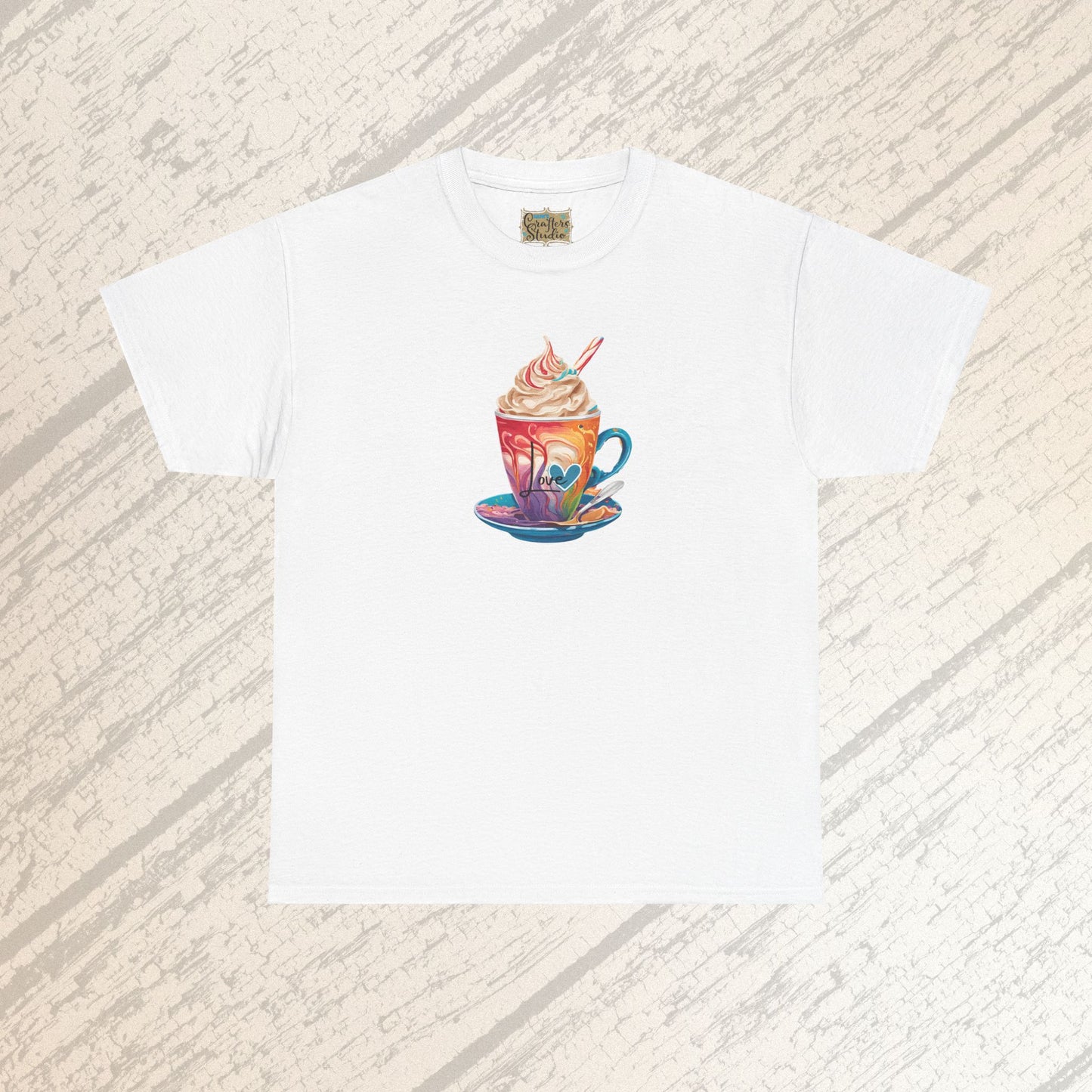 Whimsical Hot Cocoa Tee, Cozy Coffee Shirt, Perfect for Winter, Gift for Hot Chocolate Lovers, Cute Holiday Apparel, Christmas Celebrations